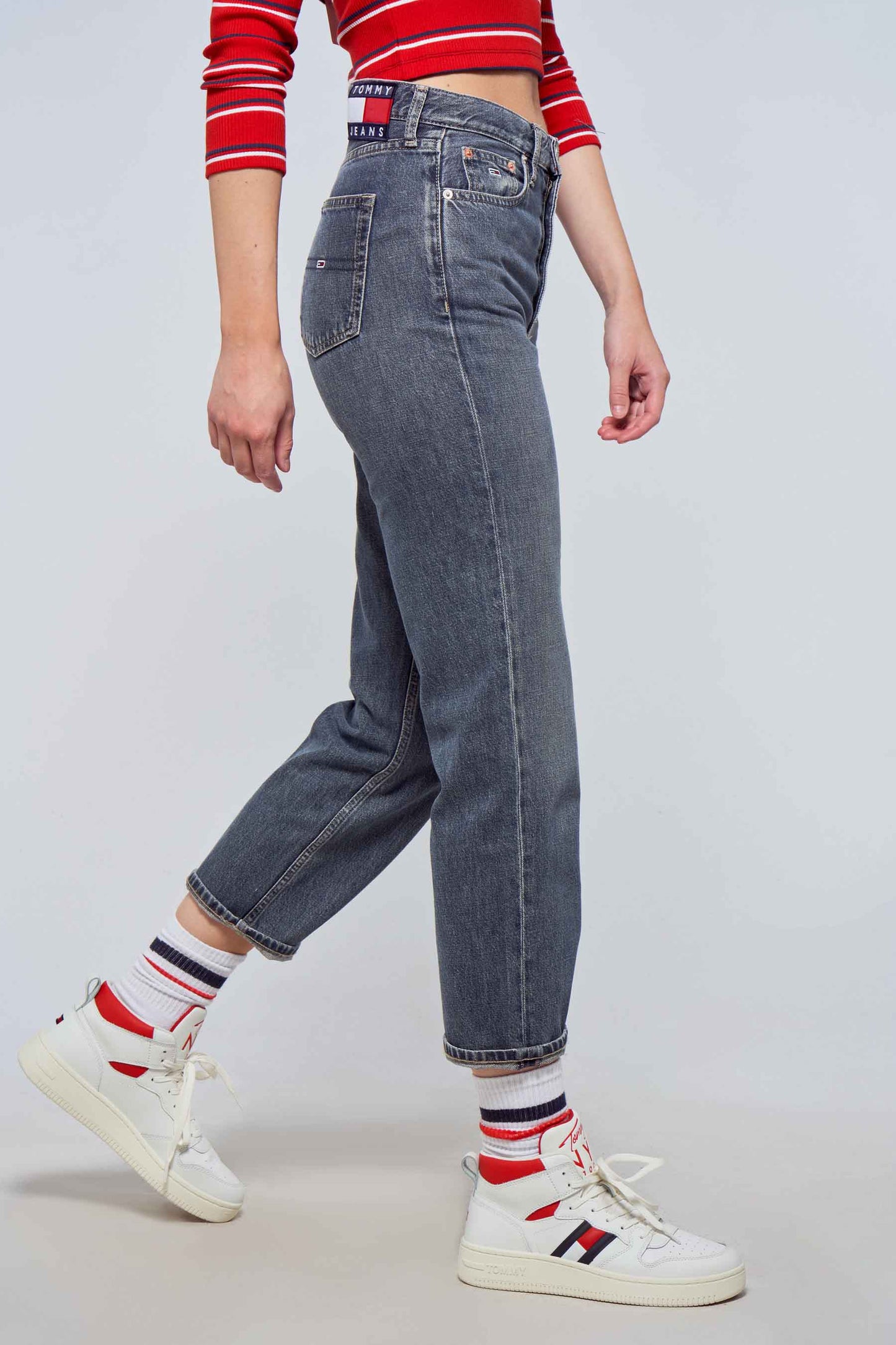 Rechtdoor Jeans - Midden Grijze Denim