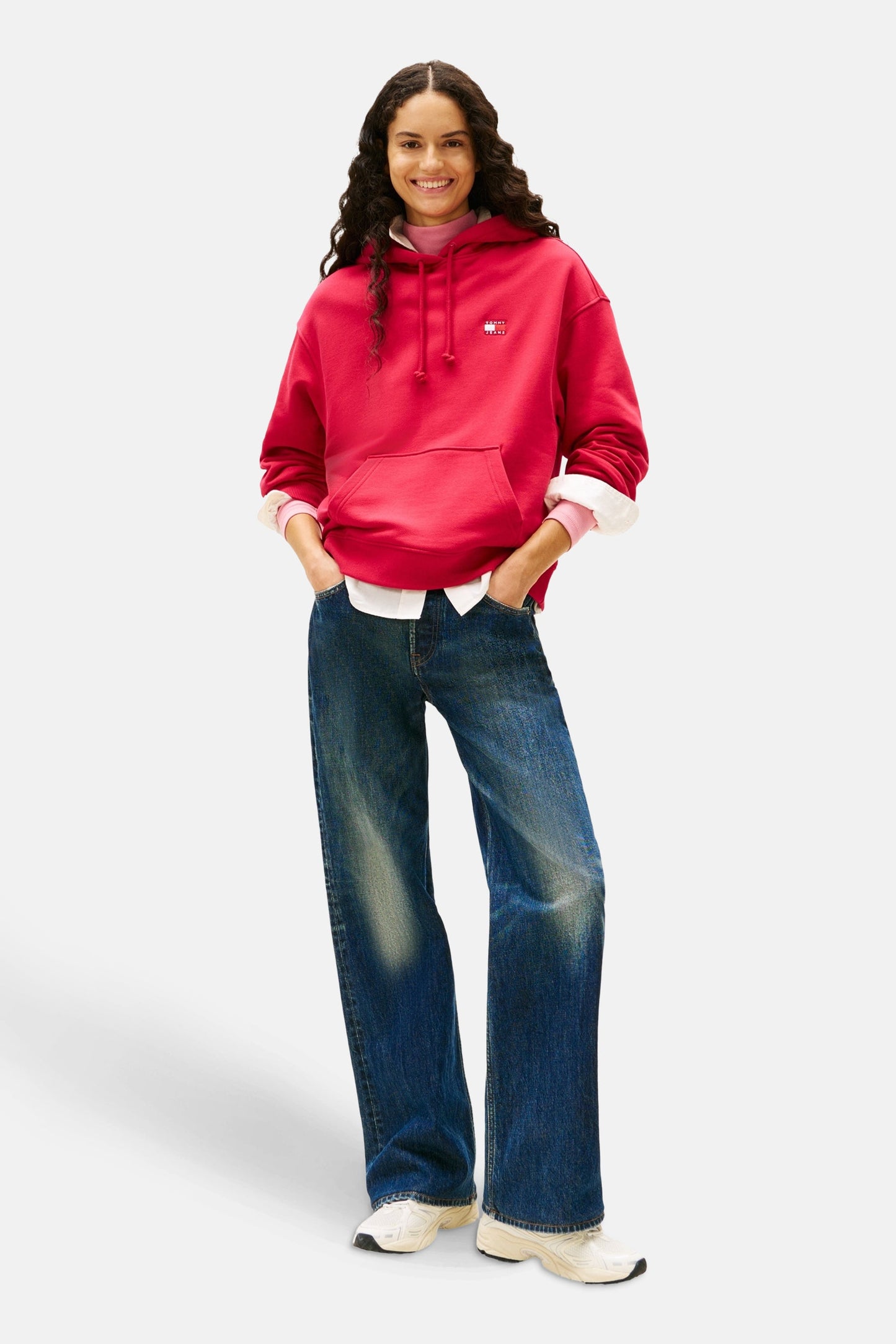 Sweater met capuchon - rood