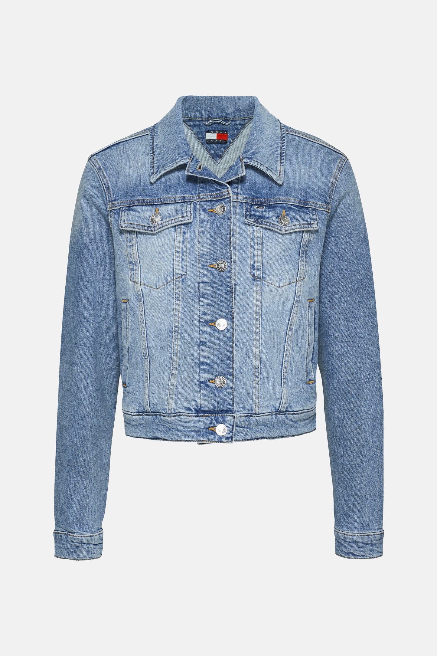 Lichtblauwe Denim Jeansjack