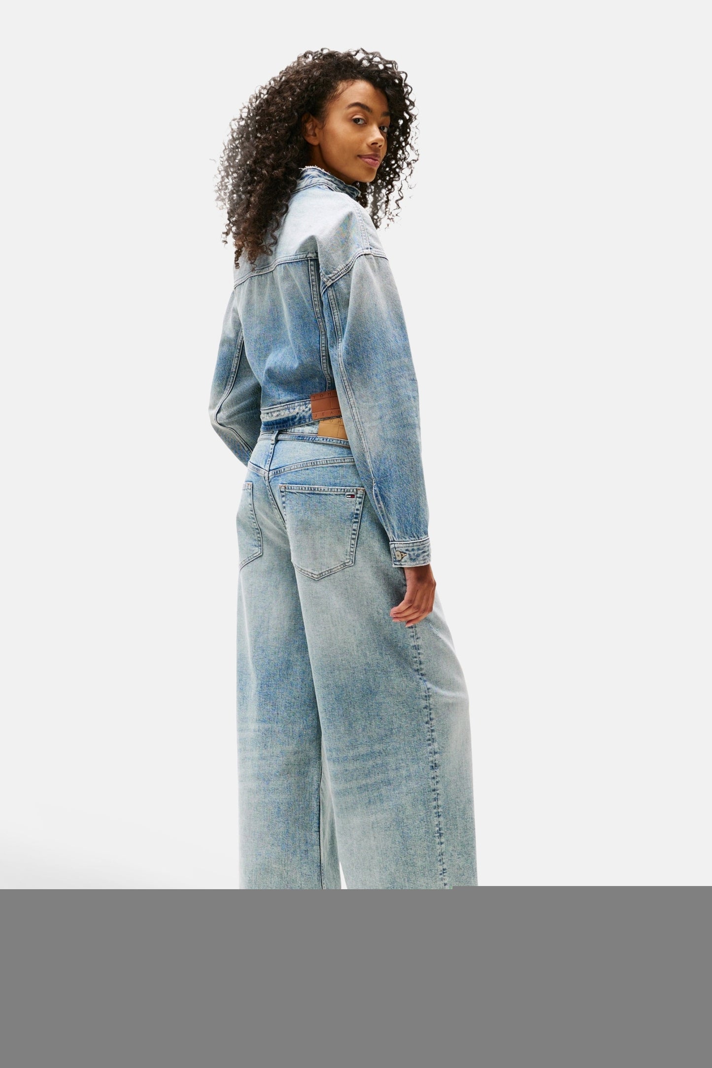 Lichteblauwe Denim Wijd Jeans - TOMMY JEANS