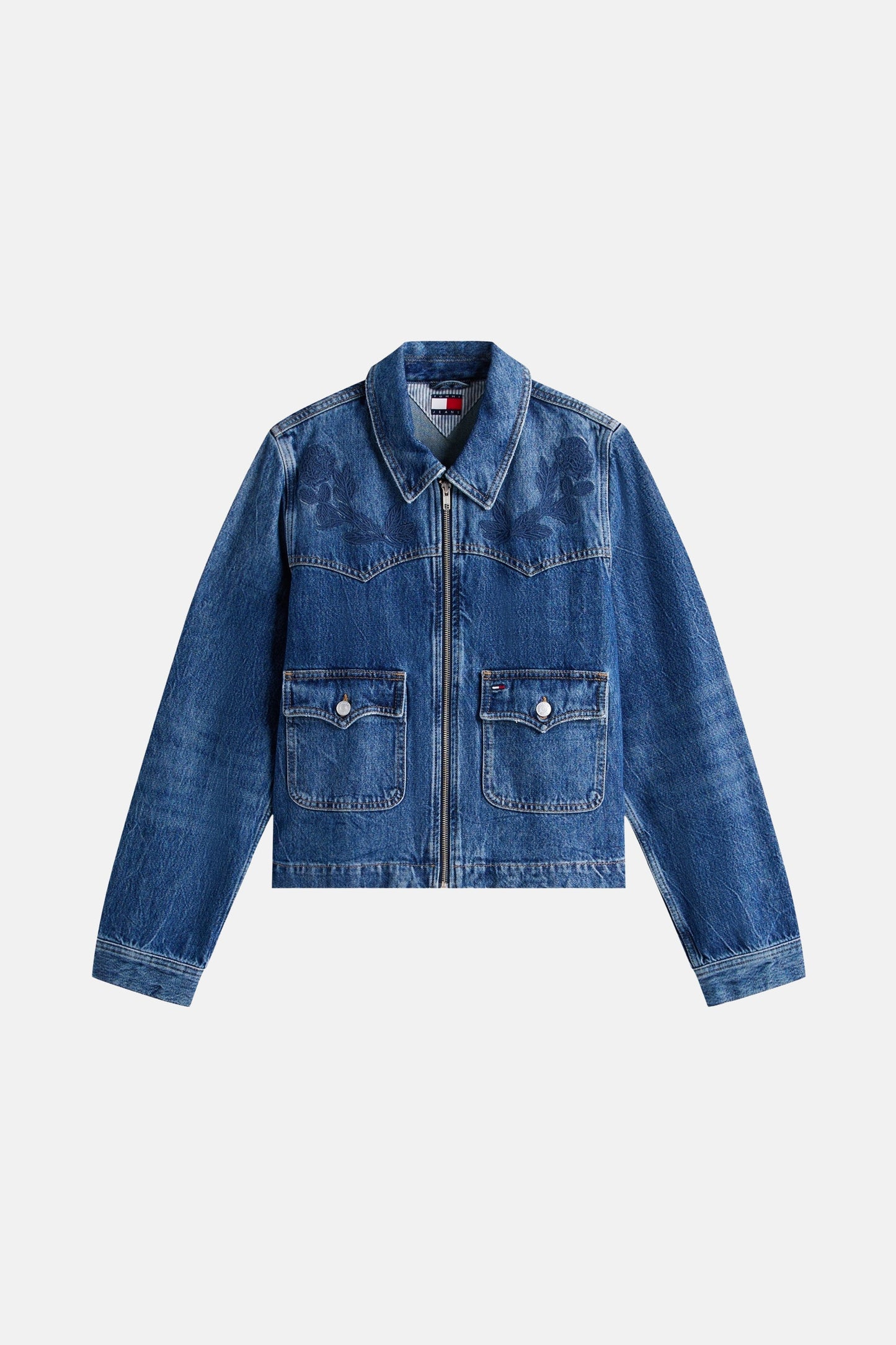 Jeansjas donkerblauwe denim - TOMMY JEANS