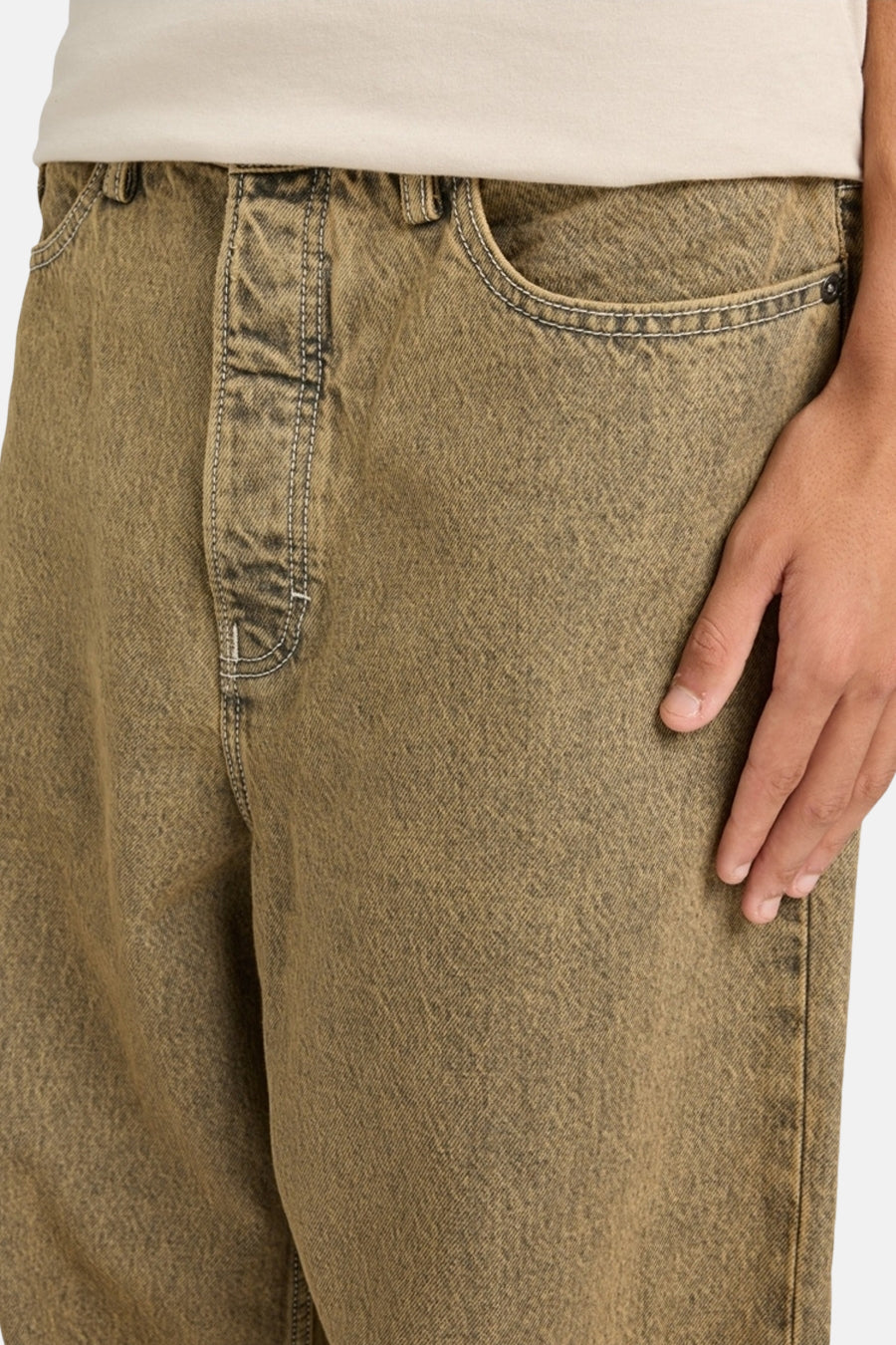 BIG 5 DENIM - Off-White Denim
