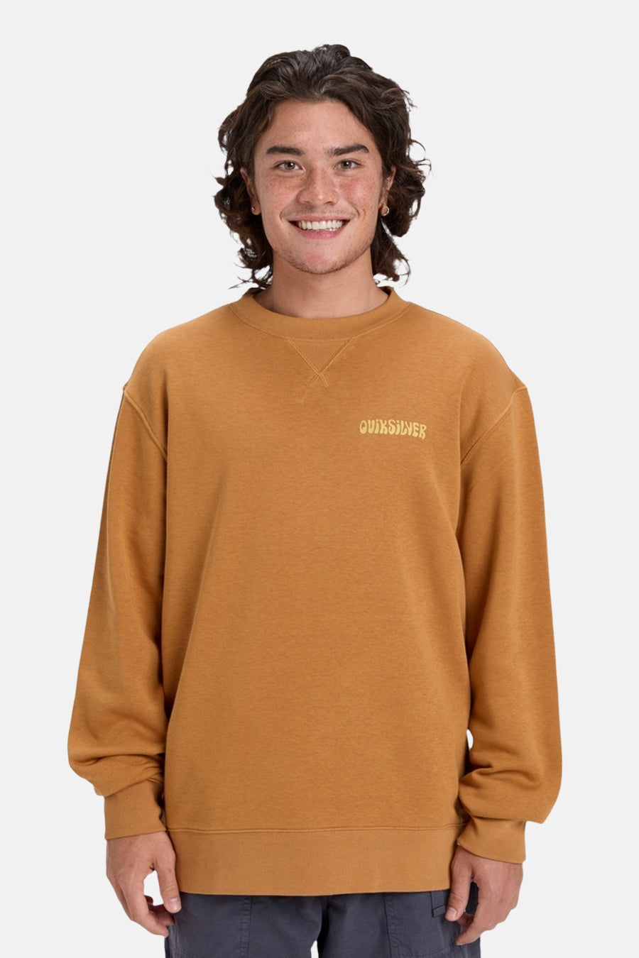 Sweater met ronde hals oranje - Quiksilver