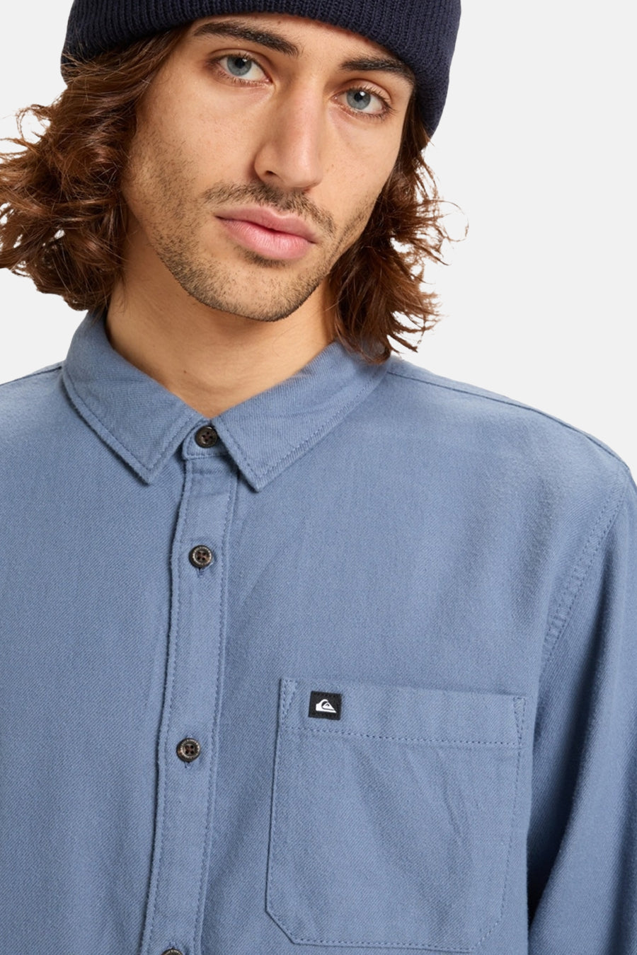 Quiksilver Langarmhemd in Blau