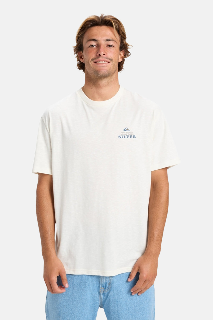 Ecru Short Sleeve T-Shirt - Quiksilver