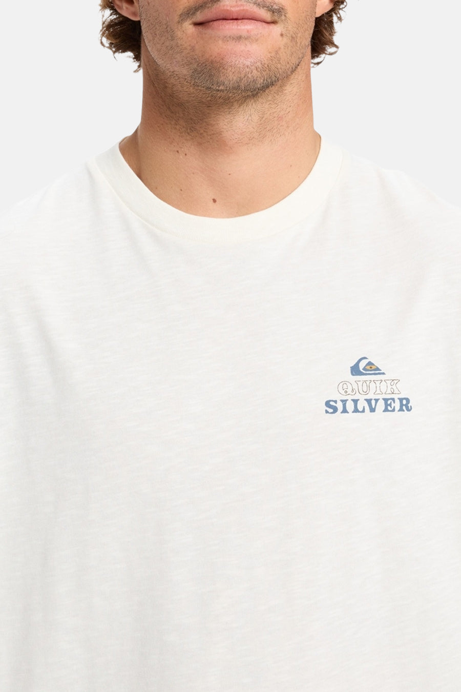 Ecru Short Sleeve T-Shirt - Quiksilver