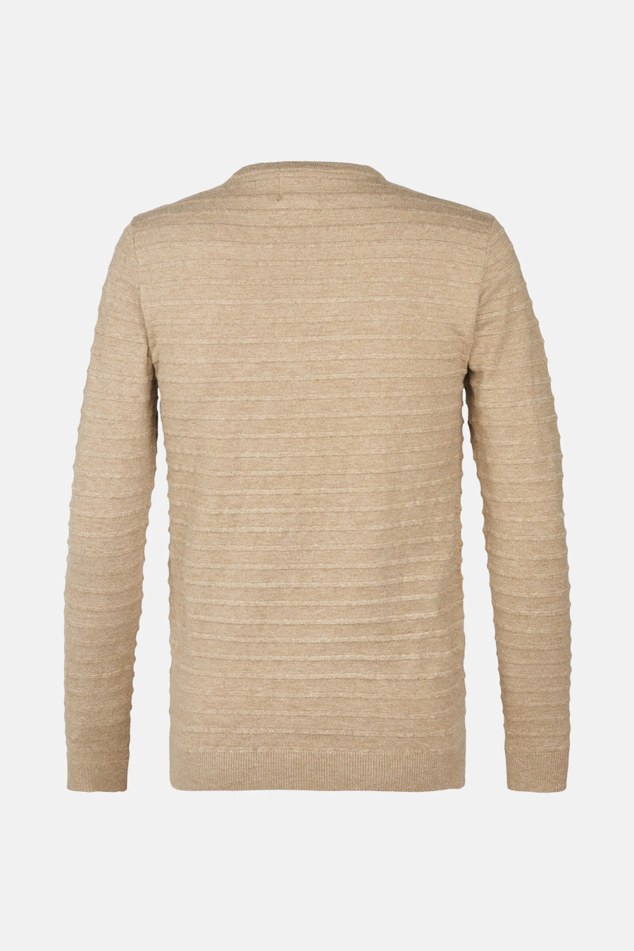 Trui met ronde hals - beige