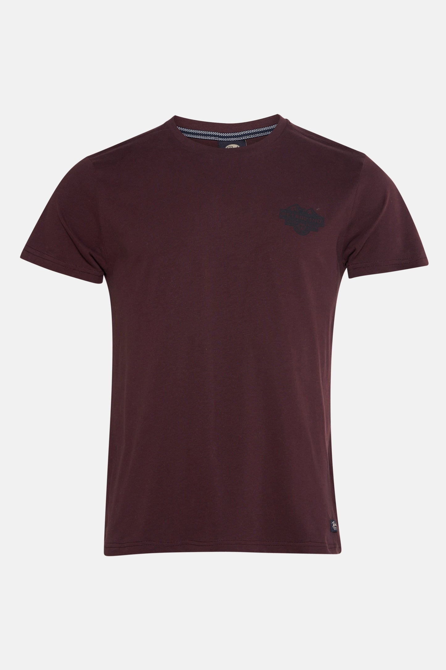 Korte Mouwen T-shirt - Bordeauxkleurig