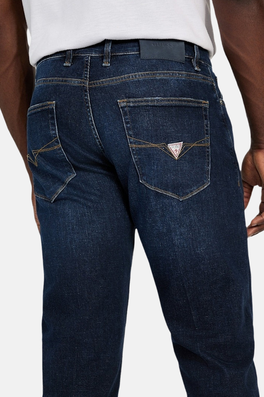 Guess® Donkerblauwe Slim Fit Jeans van Denim