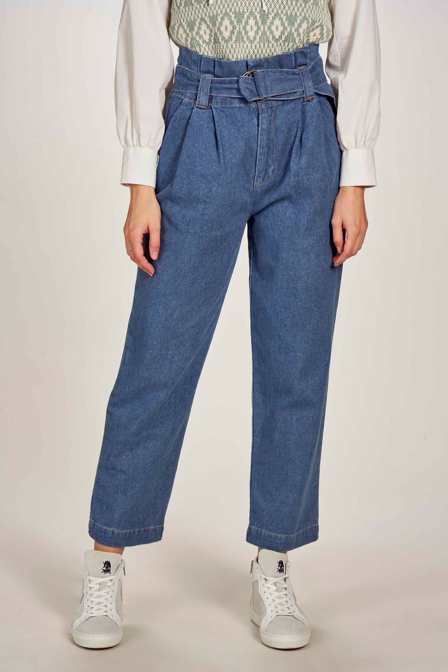 Donkerblauwe Denim Jeans