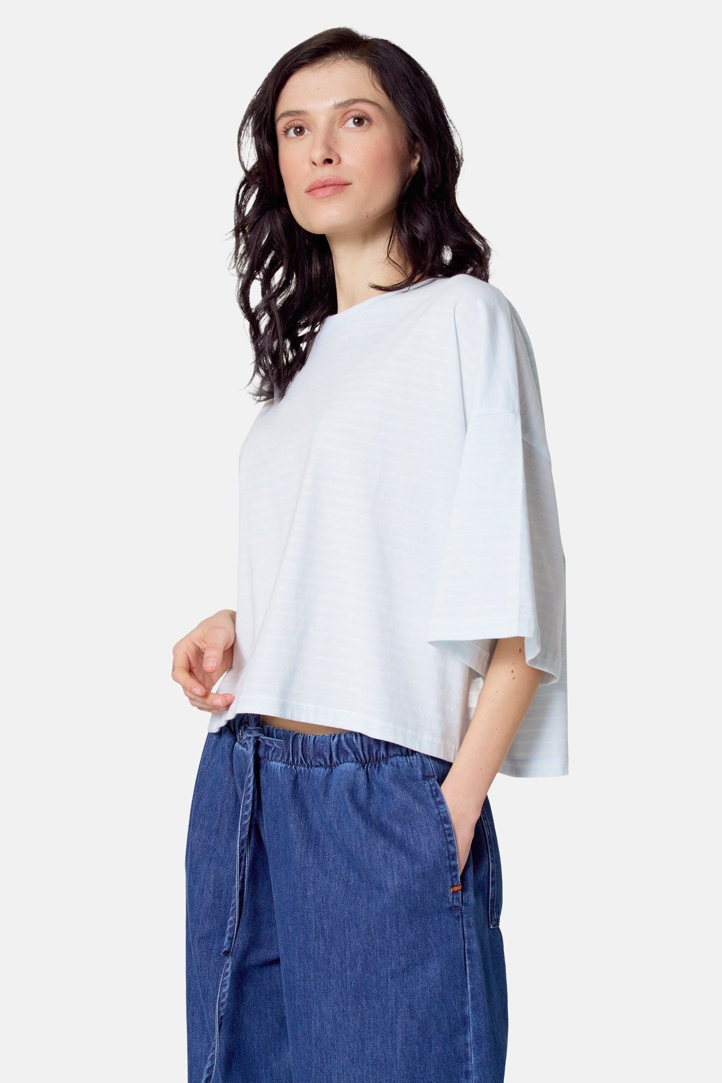 Korte Mouwen T-shirt - Lichtblauw
