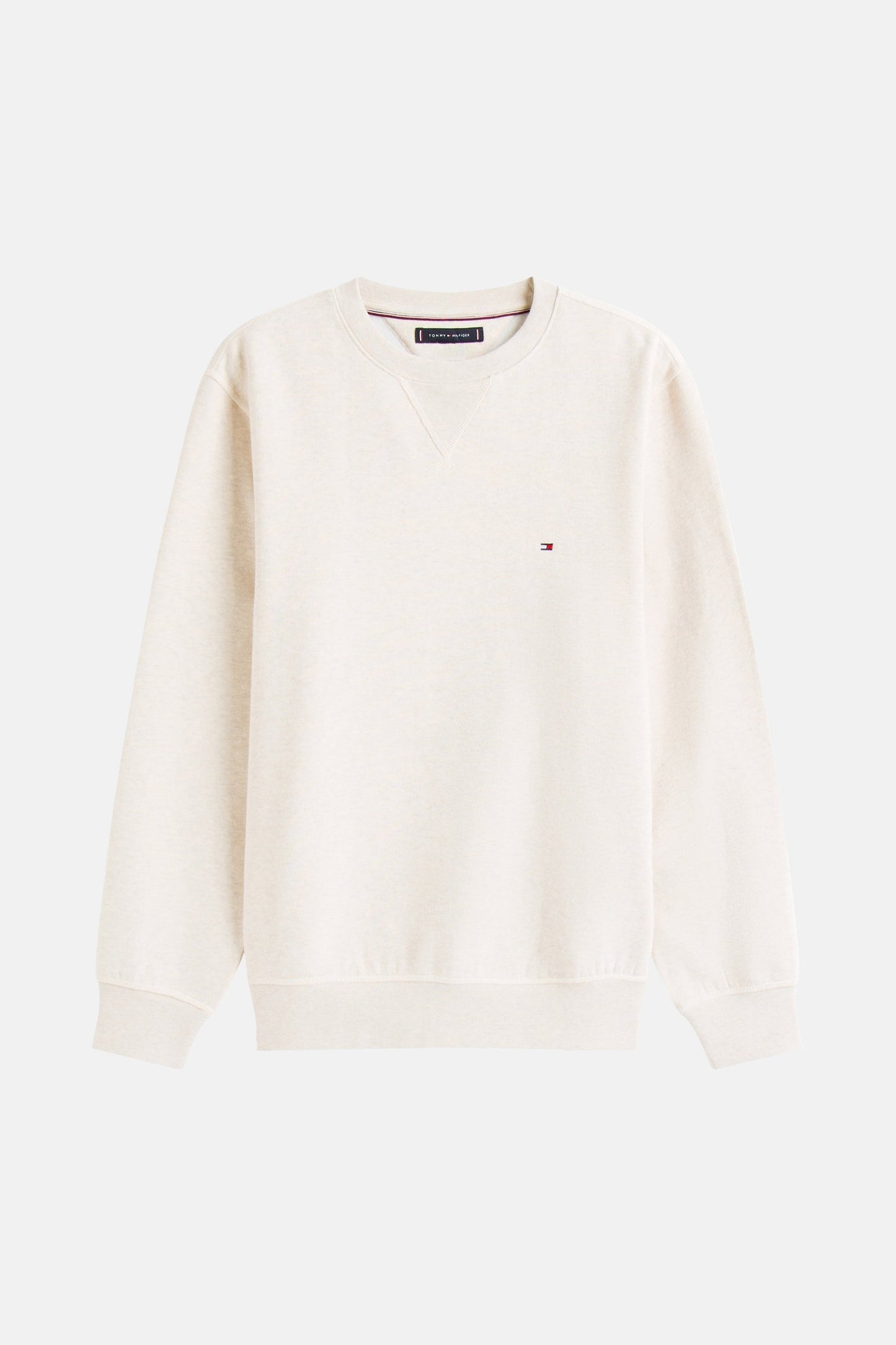 Ecru Ronde Hals Sweater - TOMMY HILFIGER