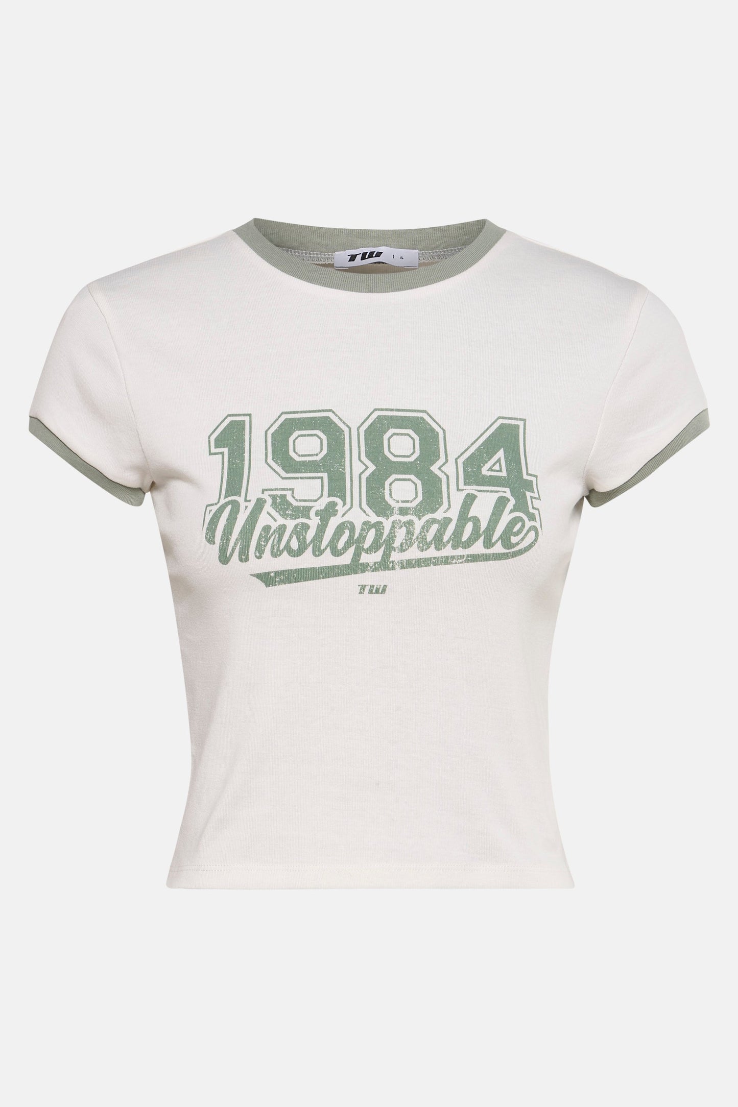 T-shirt met korte mouwen - Ecru