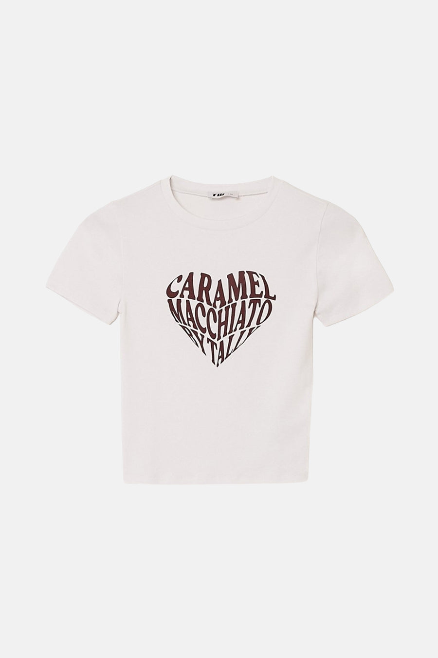 Witte T-shirt met Korte Mouwen