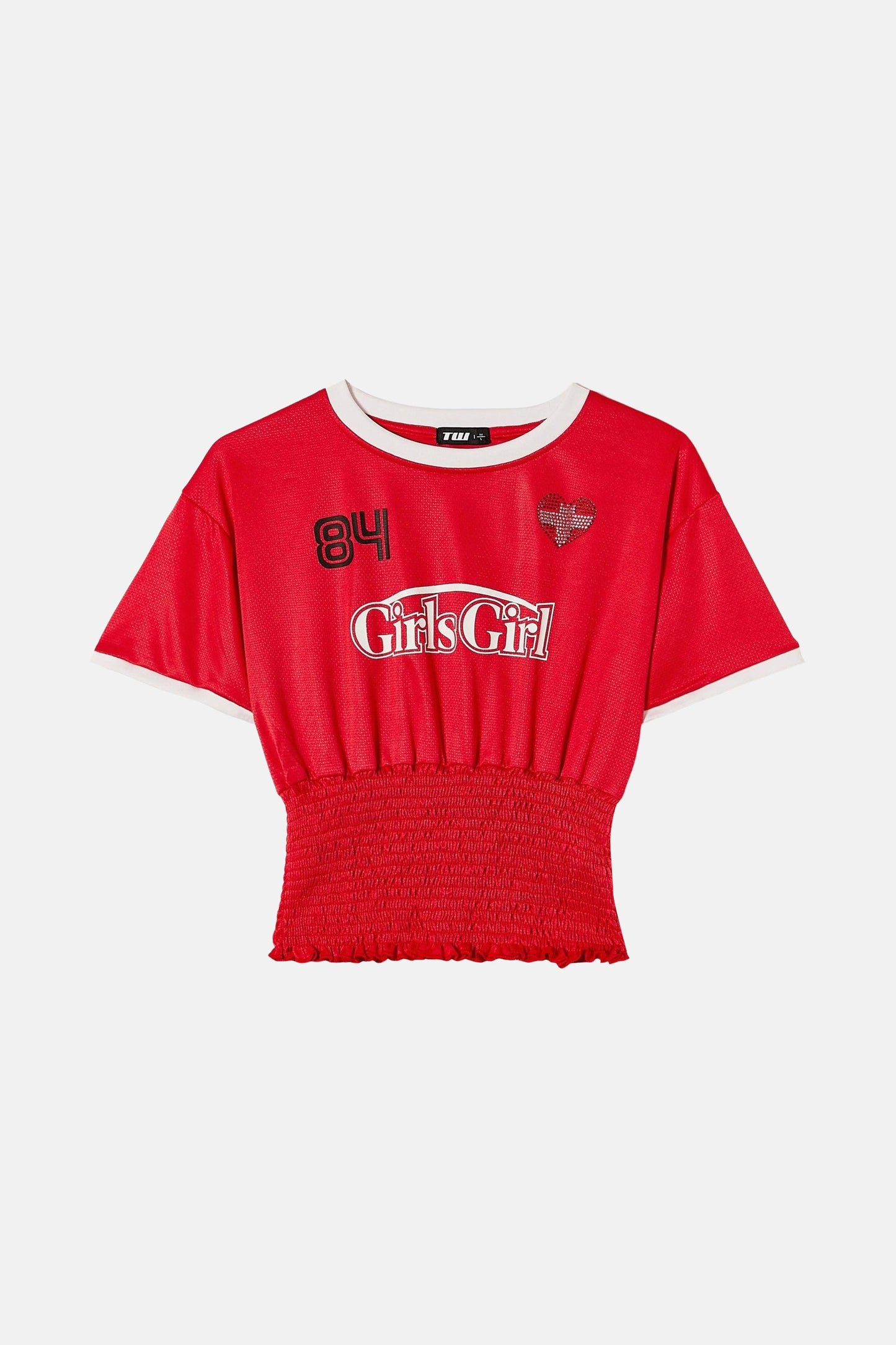 Rode Korte Mouwen T-shirt - TALLY WEIJL