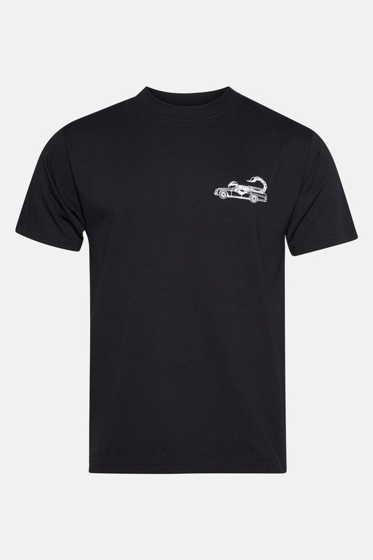 Zwarte Korte Mouwen T-shirt - VANS 'OFF THE WALL'