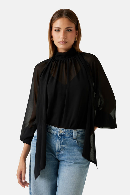 Blouse (lange mouwen) zwart - Guess®