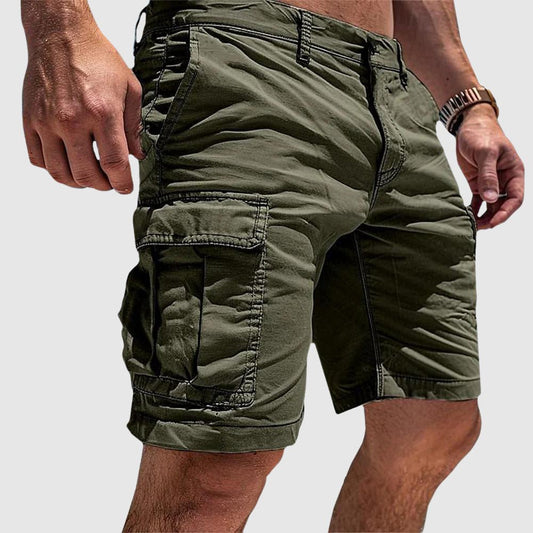Casual heren cargo shorts met praktische zakken en comfortabele pasvorm