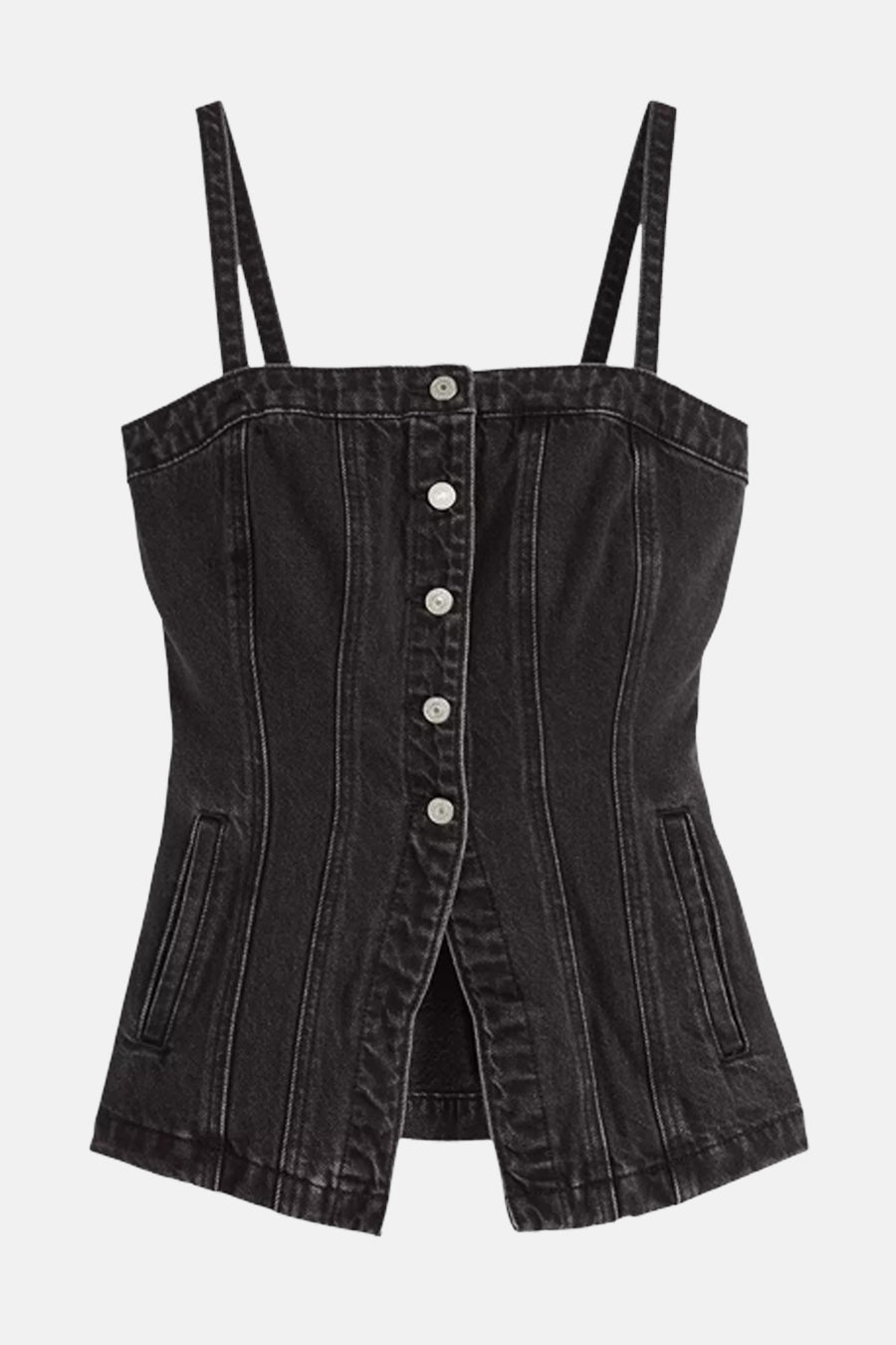 Zwarte Denim Tuniek