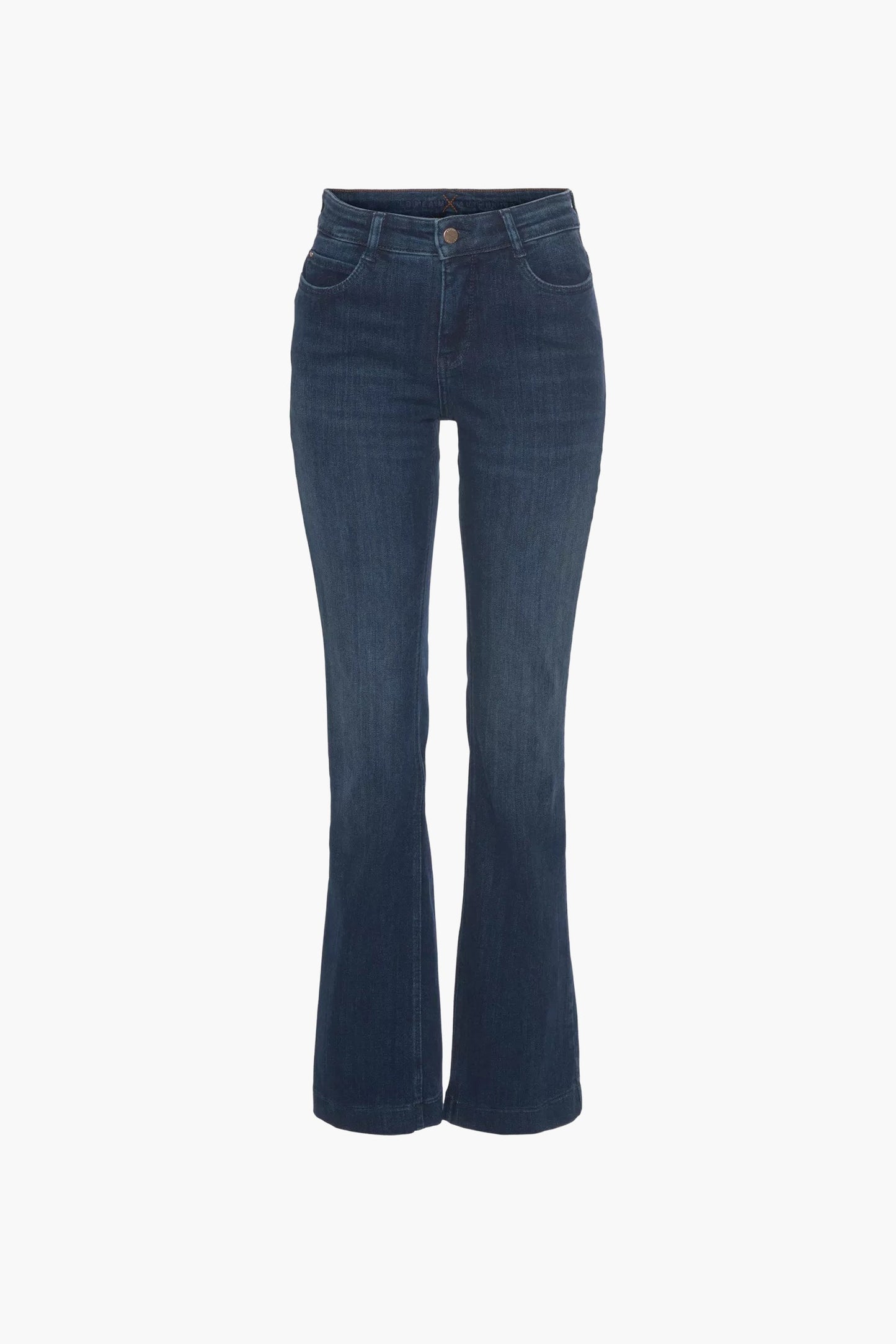 Mid Blue Denim Bootcut Jeans