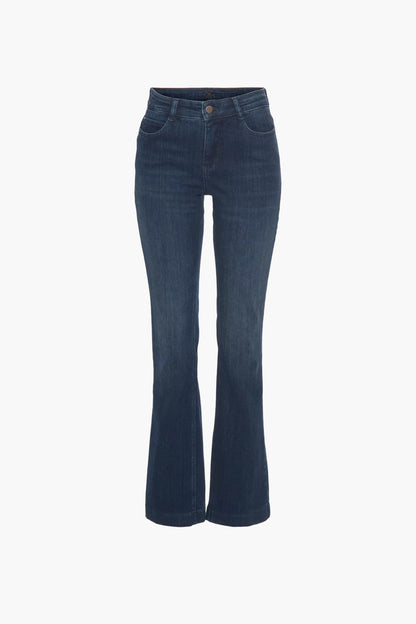 Mid Blue Denim Bootcut Jeans