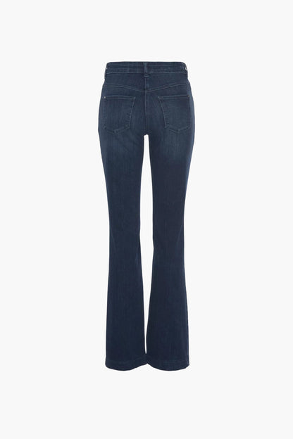 Mid Blue Denim Bootcut Jeans