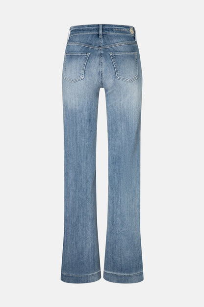 Lichte Blauwe Denim Wijd Jeans - MAC
