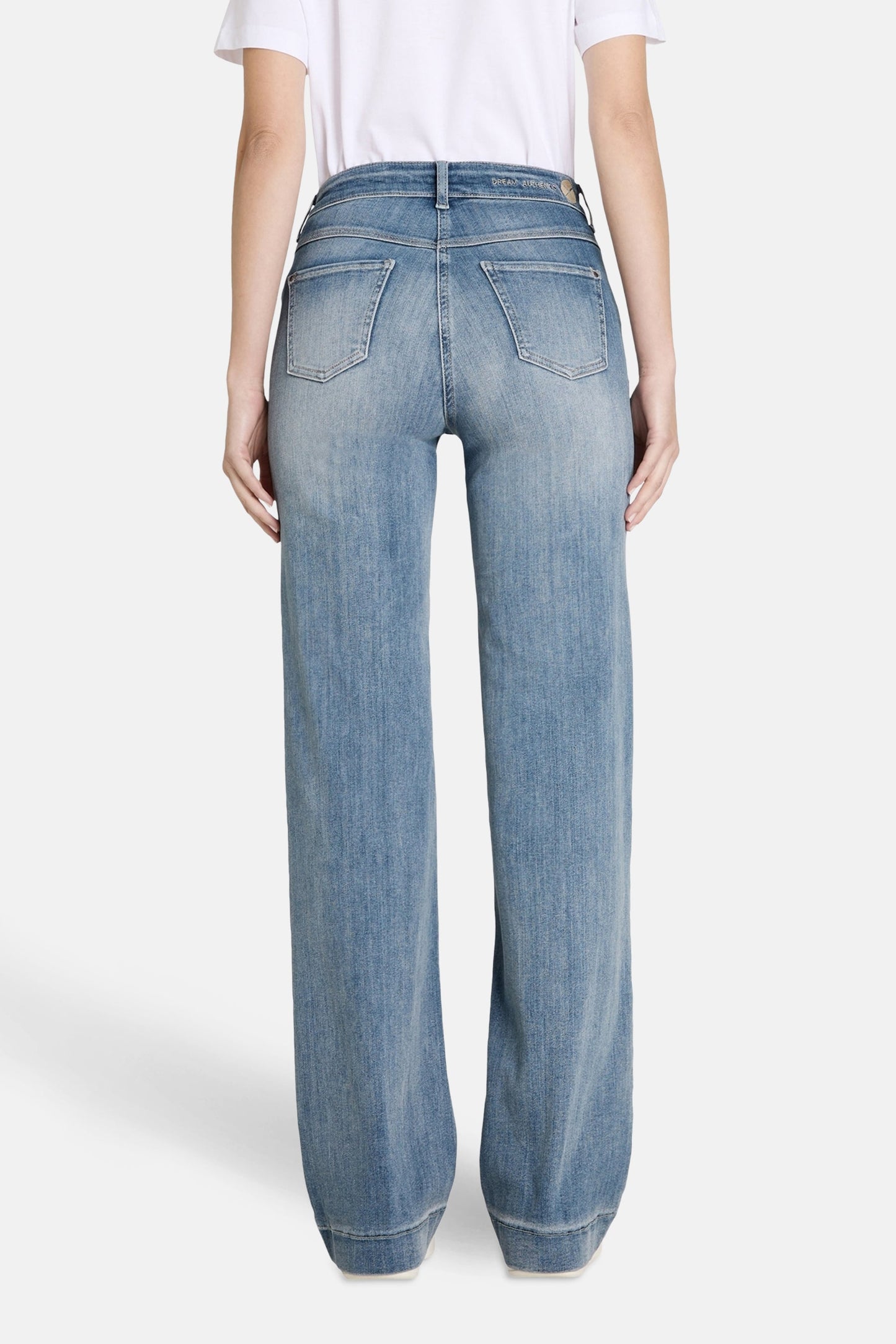 Lichte Blauwe Denim Wijd Jeans - MAC