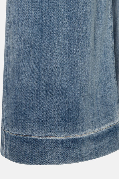 Lichte Blauwe Denim Wijd Jeans - MAC