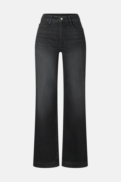 Donkerblauwe Denim Wijd Jeans - MAC