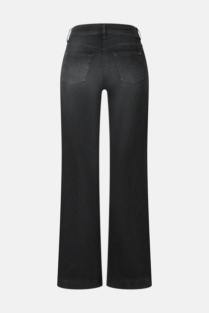 Donkerblauwe Denim Wijd Jeans - MAC