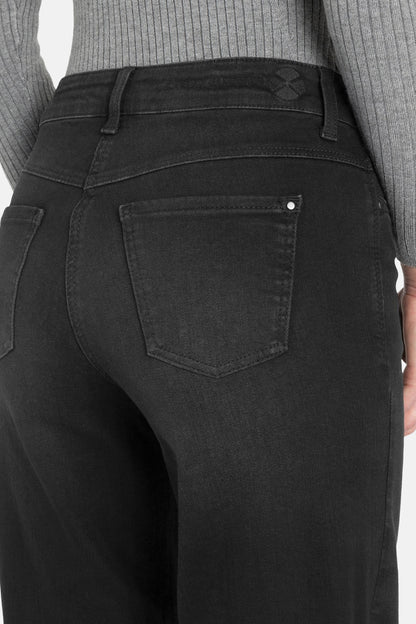 Donkerblauwe Denim Wijd Jeans - MAC