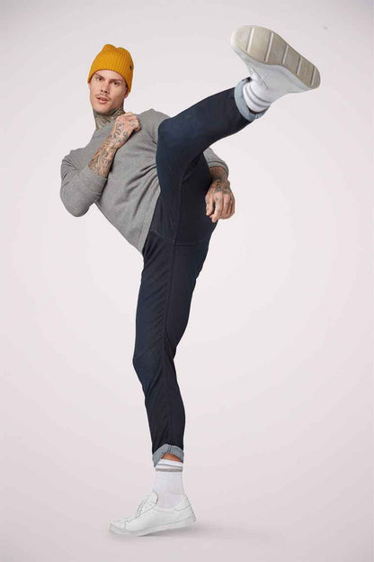 PIERS - Blue and Black Denim