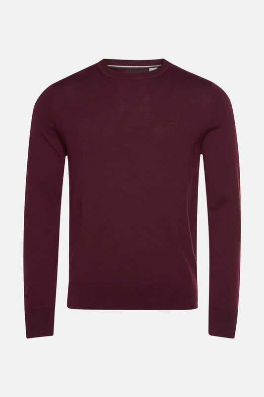 Rode Ronde Hals Trui - BEN SHERMAN