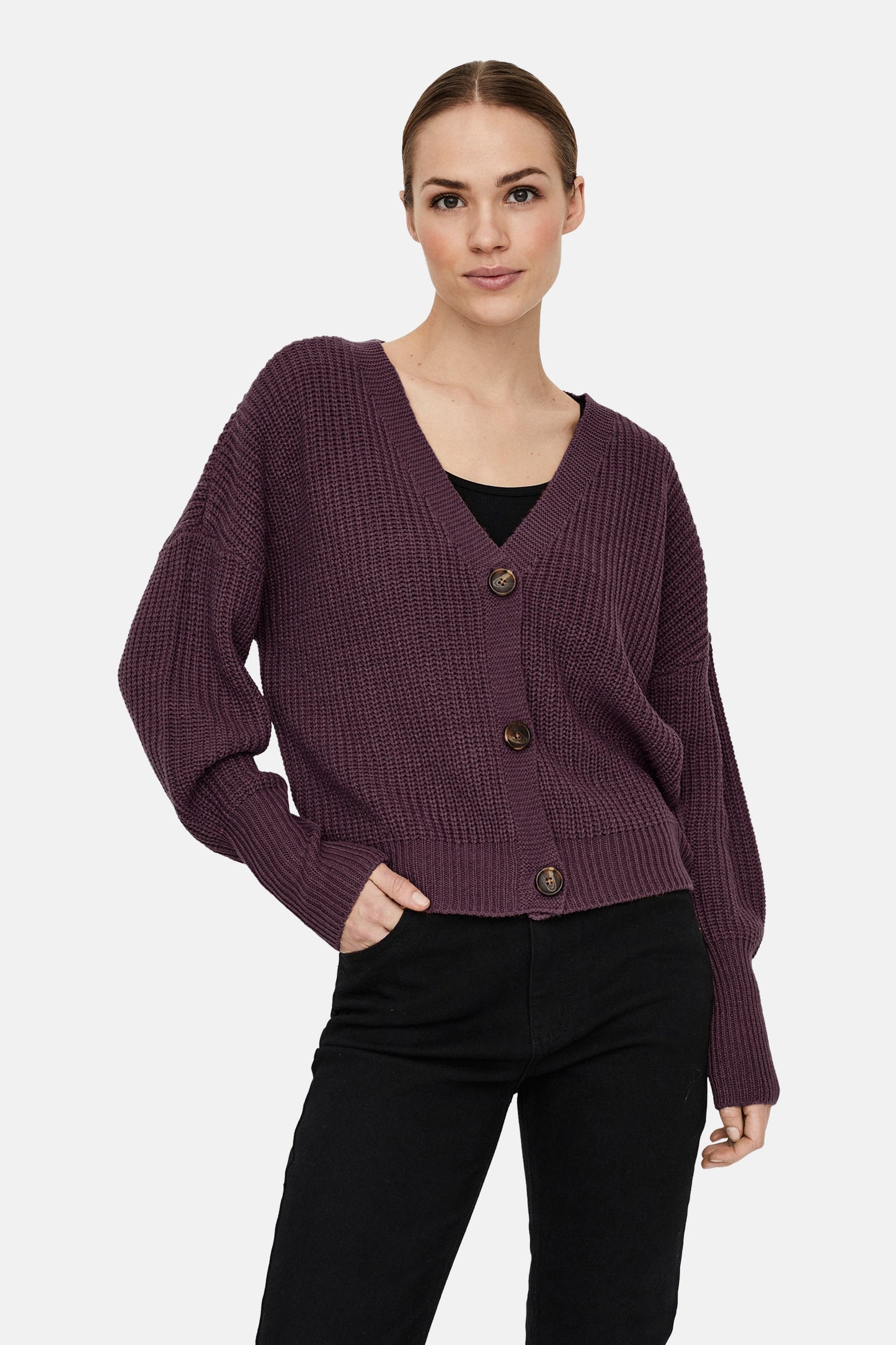 Purple Cardigan