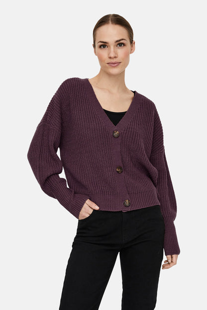 Purple Cardigan