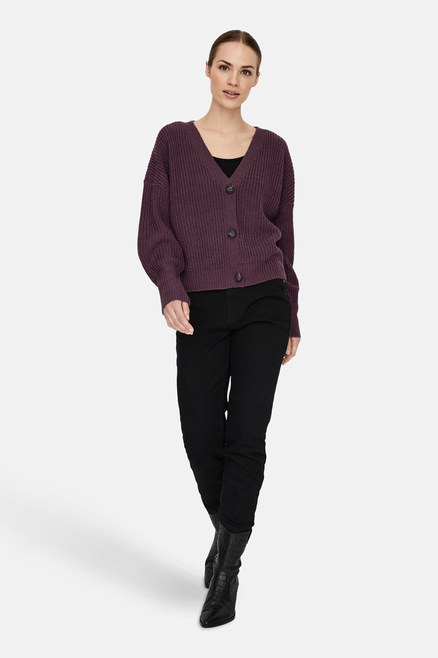 Purple Cardigan