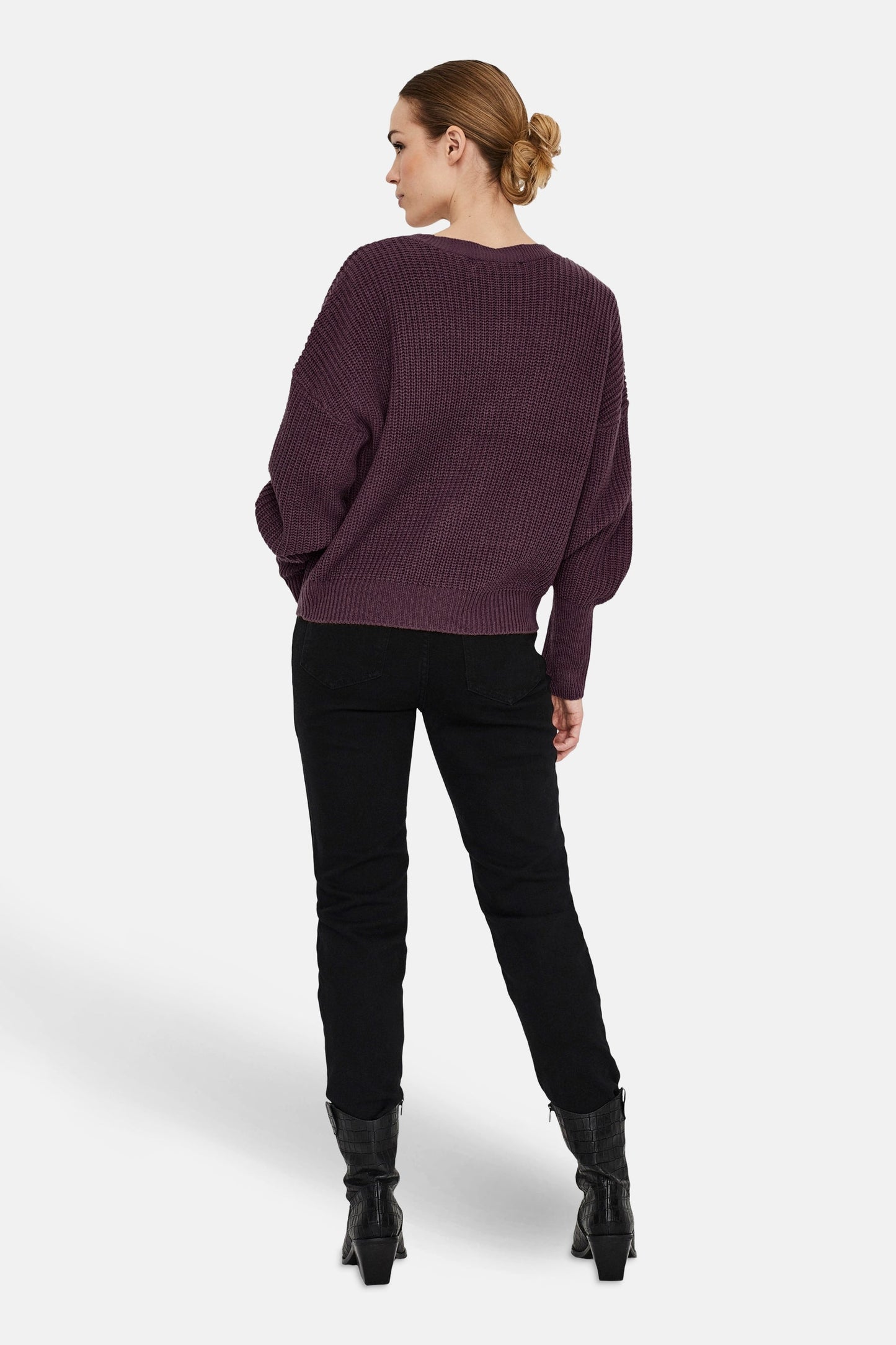 Purple Cardigan