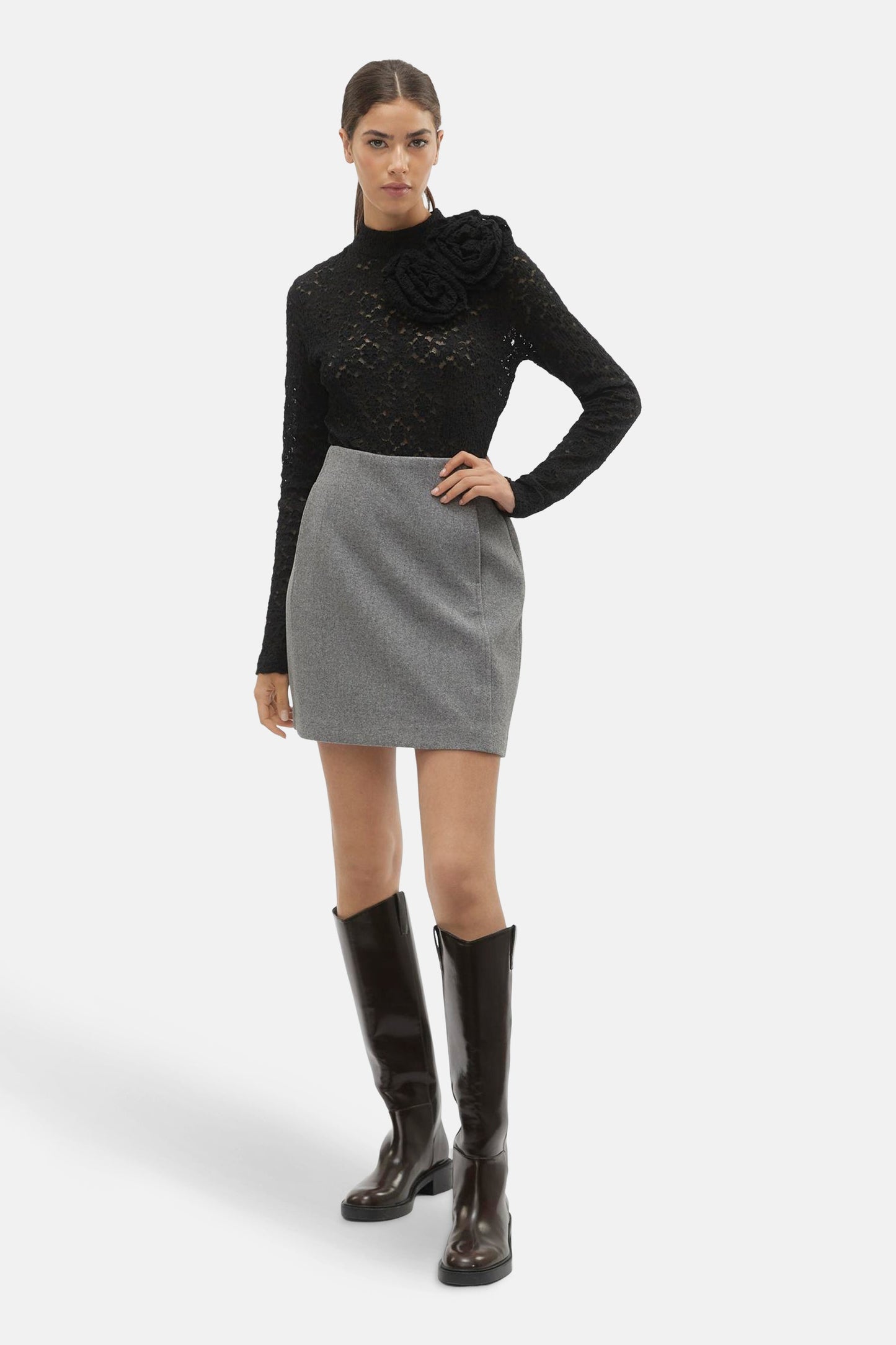 Rok (kort) grijs - VERO MODA®