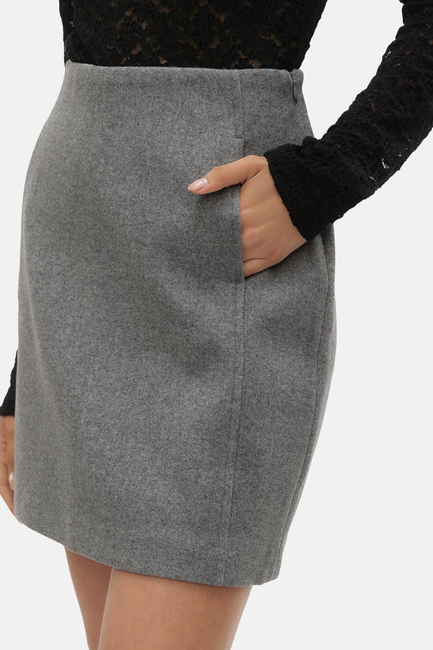 Rok (kort) grijs - VERO MODA®