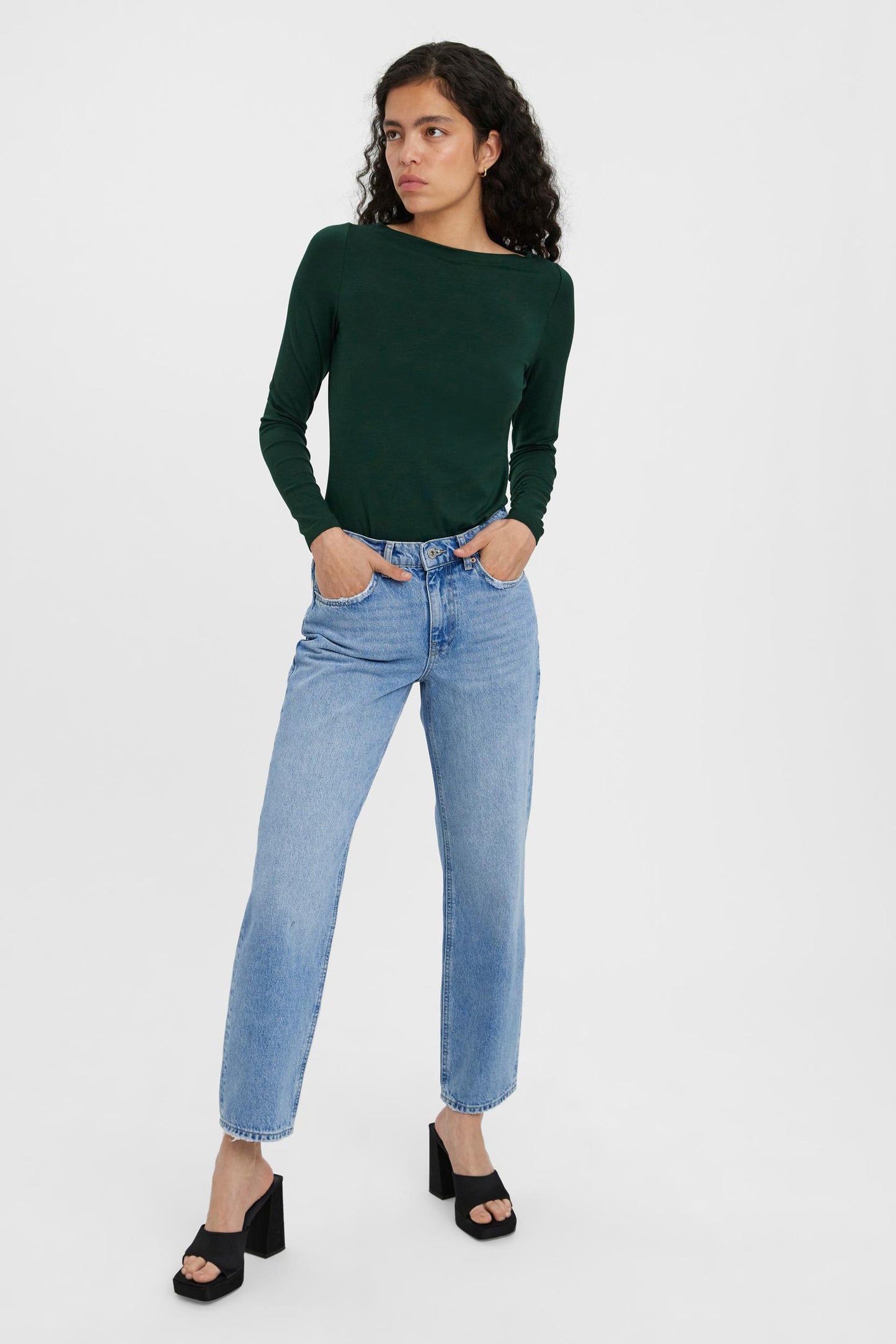Rechstreeks Jeans - Lichtblauwe Denim
