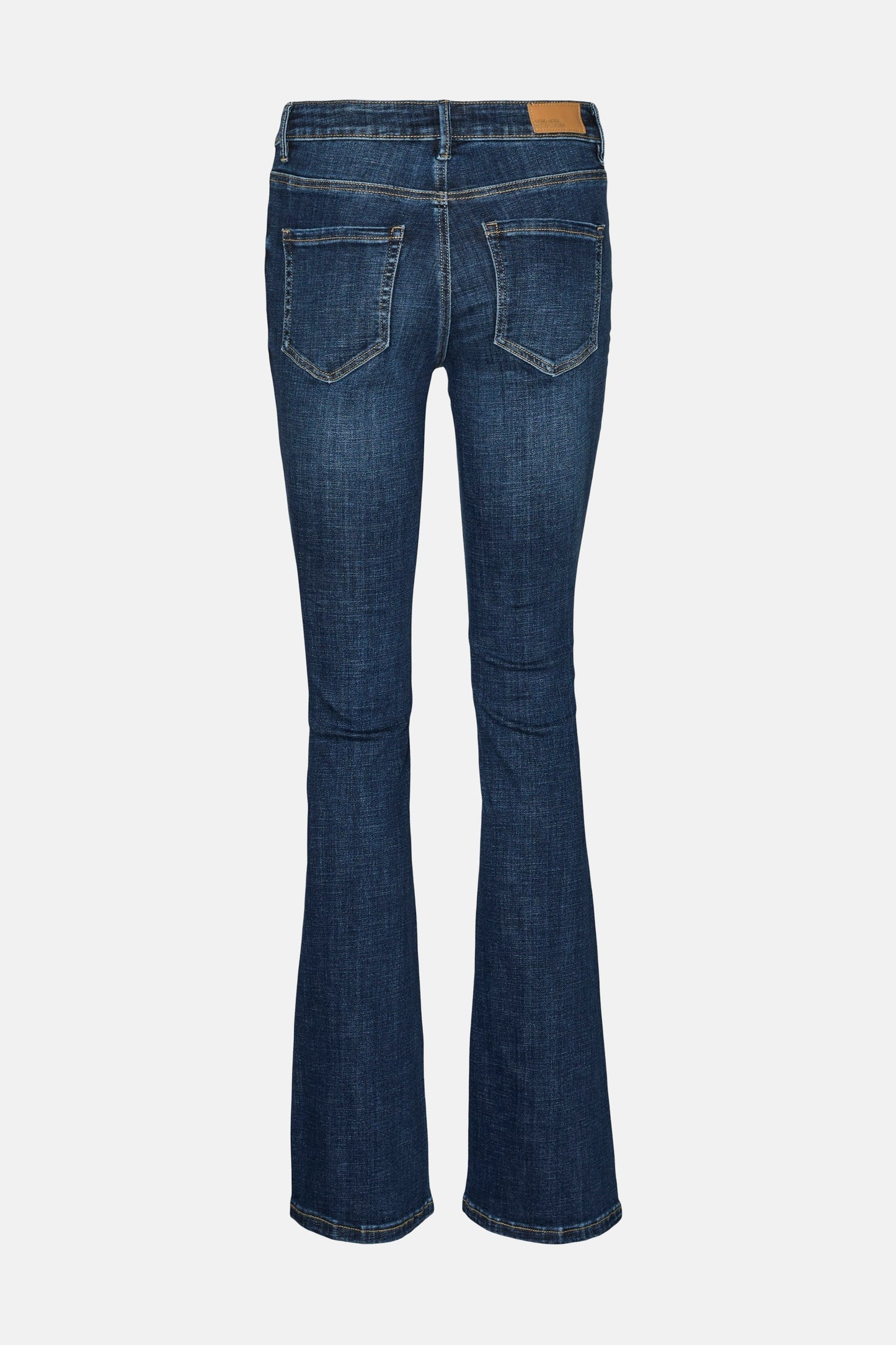 FLASH FLARE - Donkerblauwe Denim Jeans