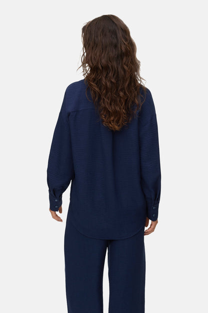 Lange Mouwen Hemd - Blauw
