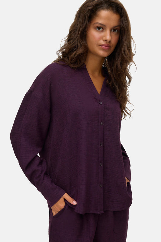 Lange Mouwen Shirt - Paars