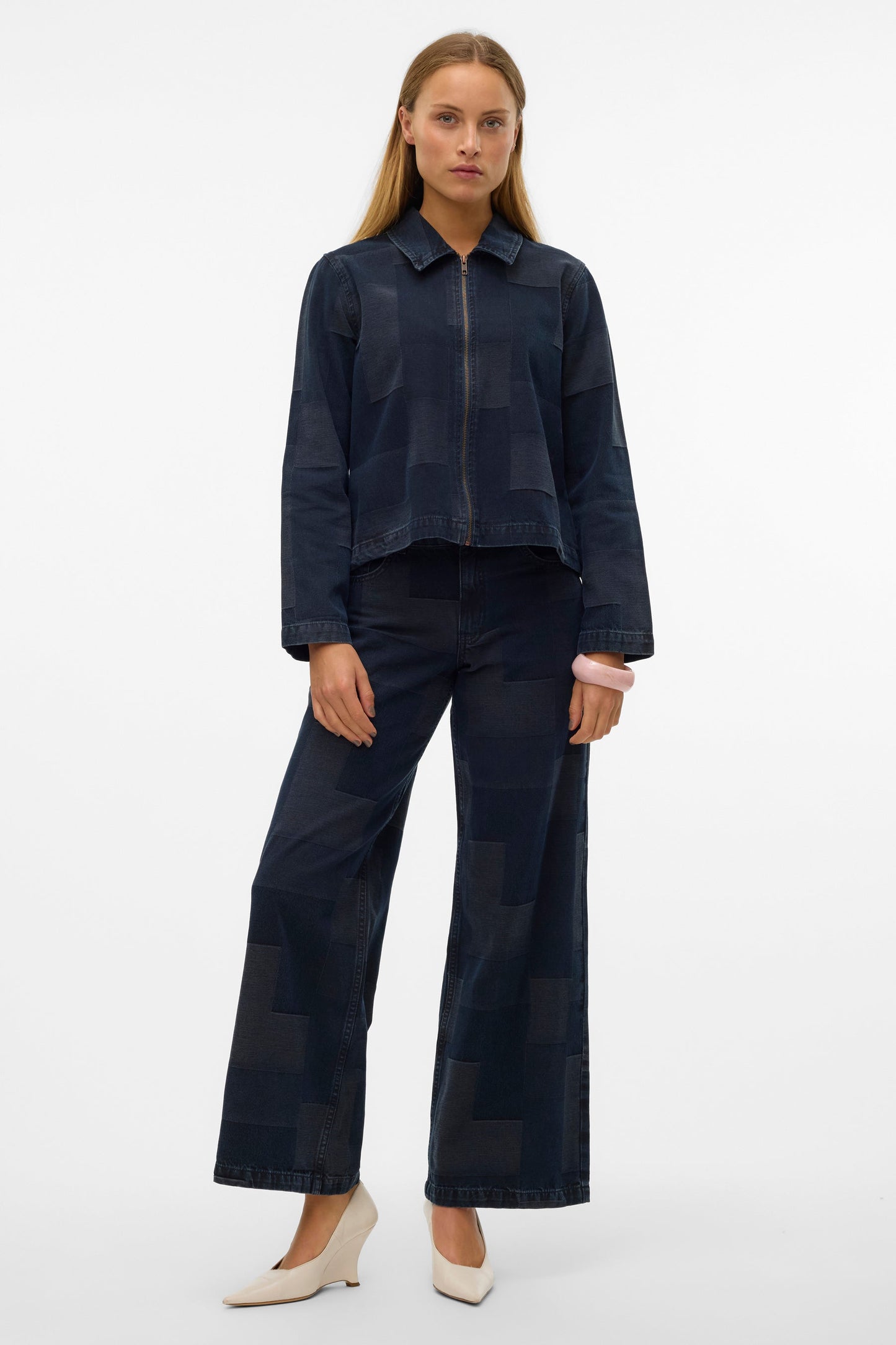 Donkerblauwe Wijdere Jeans van VERO MODA®