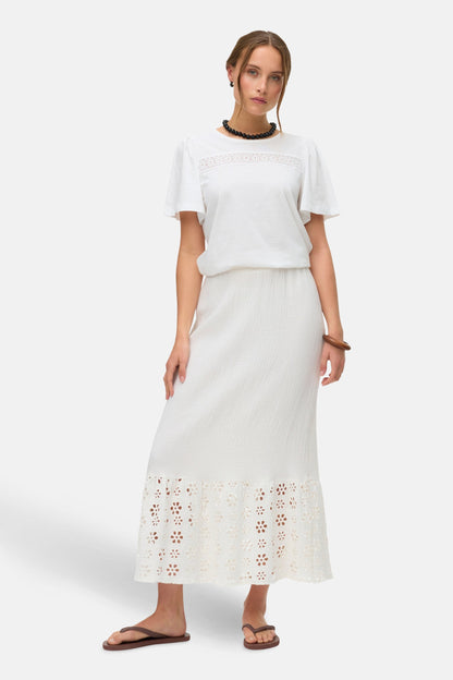 VERO MODA® White Short Sleeve Blouse