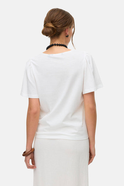 VERO MODA® White Short Sleeve Blouse