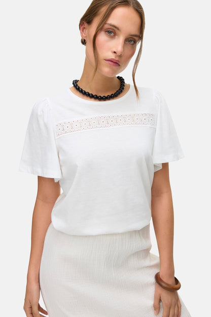 VERO MODA® White Short Sleeve Blouse