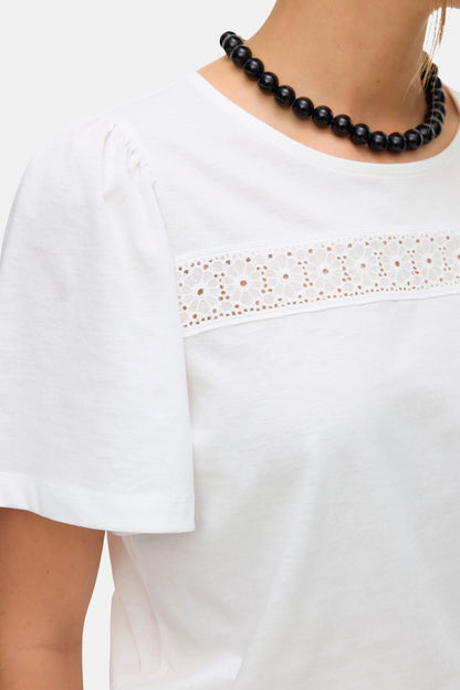 VERO MODA® White Short Sleeve Blouse