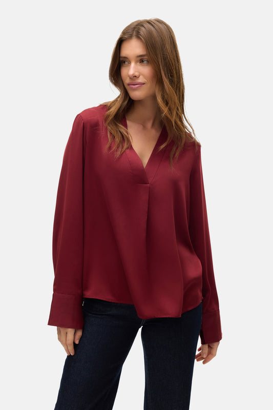 Lange Mouwen Blouse - Rood